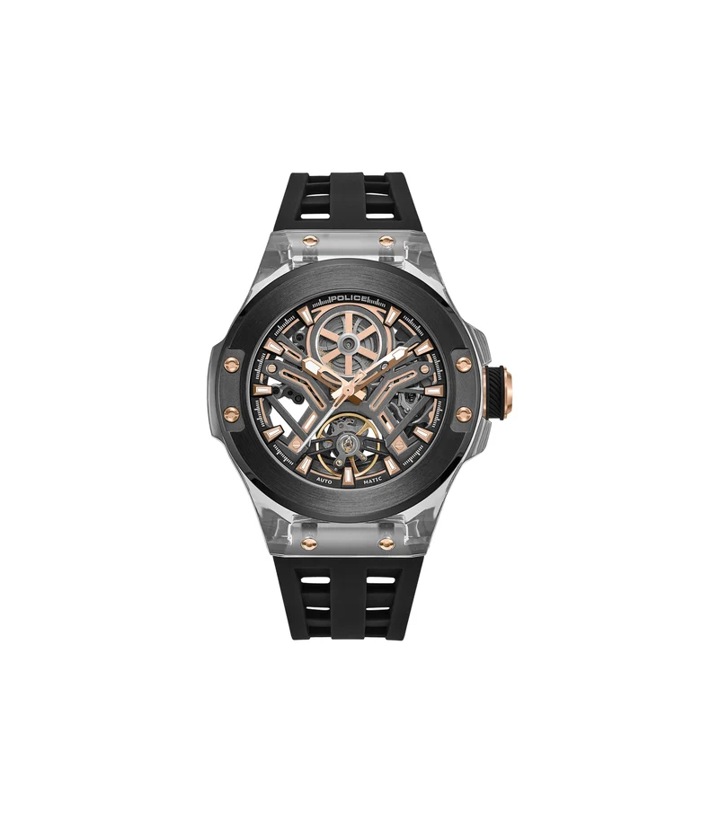 Police Cyclone PEWGR0082202 Herren • Automatikwerk • Transparentes Zifferblatt