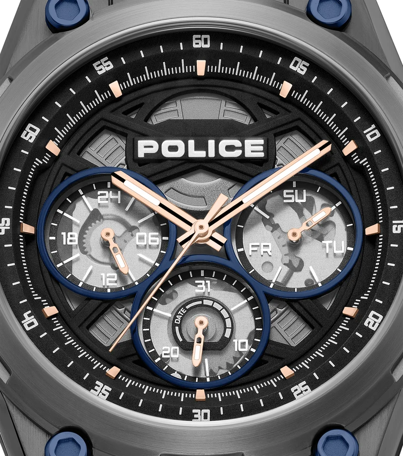 Police Dominion PEWGQ0093803 Herren • Edelstahlgehäuse mit IP-Beschichtung • Multifunktion