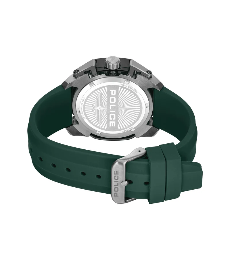 Police Centurian PEWGQ0093202 Herrenuhr Grün • Quarz-Chronograph • 5 ATM Wasserdicht