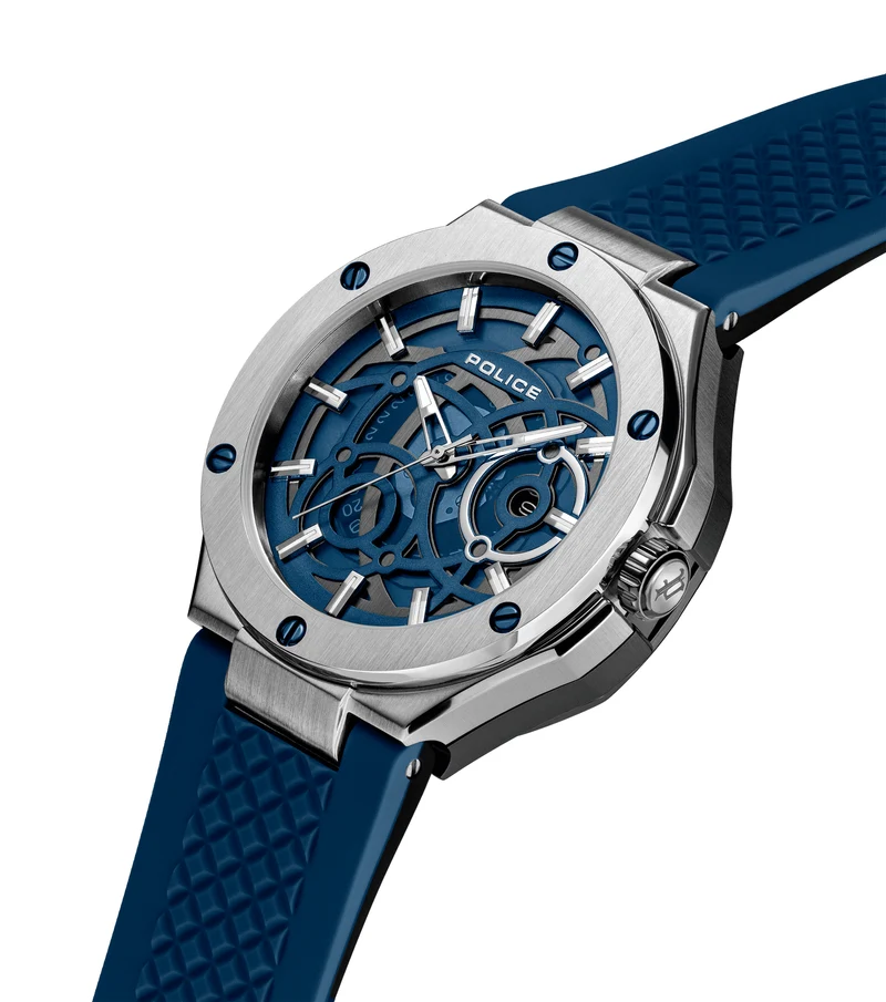 Police DUAL PEWGQ0081903 Herrenuhr Mehrfarbig • Zwei Zifferblätter • Multifunktion