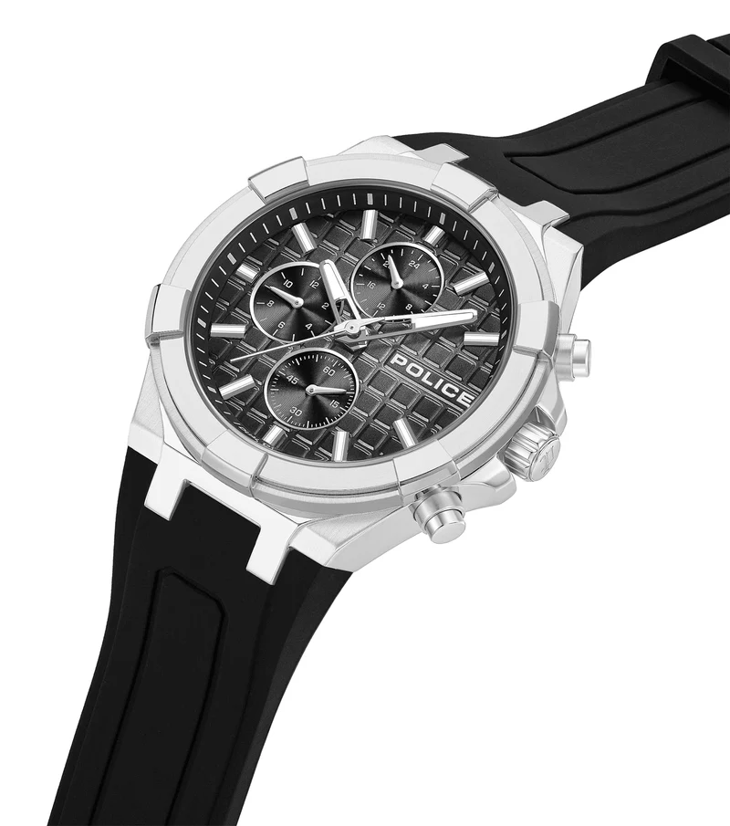 Police Guardian PEWGQ0082002 Herrenuhr Schwarz • Chronograph • 5 ATM Wasserdicht