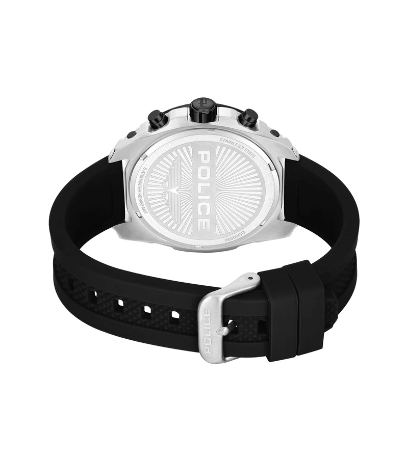 Police Wyvern PEWGO0093001 Herrenuhr Schwarz • Quarz-Chronograph • Edelstahlgehäuse