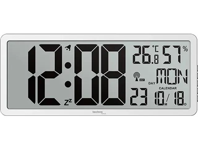 Technoline WS 8135 Digitale Wanduhr, 367 x 157 x 24 mm