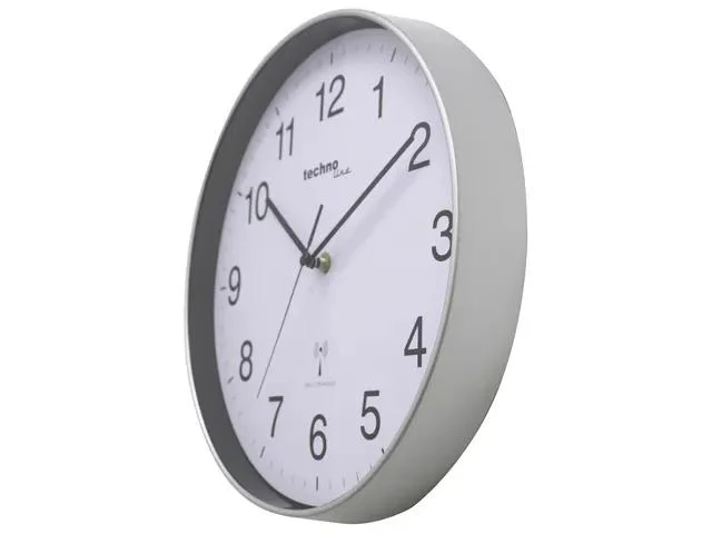Technoline WT 8030 Wanduhr, 30 cm, weiß