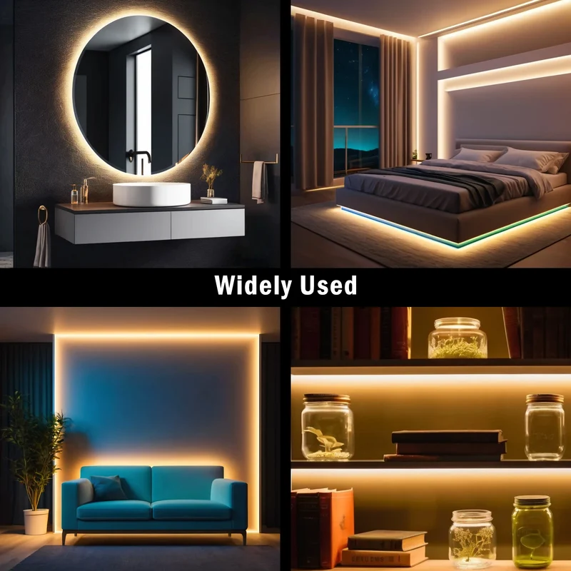 Flexibele LED Neonstrip Verlichting Warm Wit Neutraal Wit 1m 5m Sfeerverlichting Wanddecoratie Interieur | Sansoti