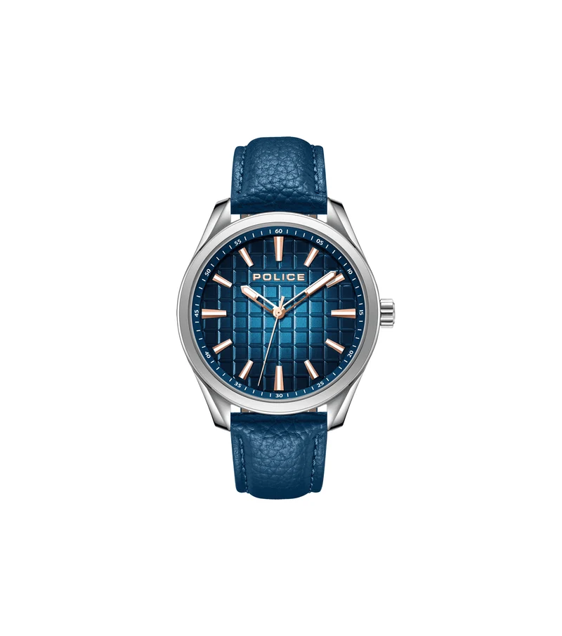 Police Doolin PEWGA0001001 Herren Armbanduhr Blau • Edelstahlgehäuse • Mineralglas