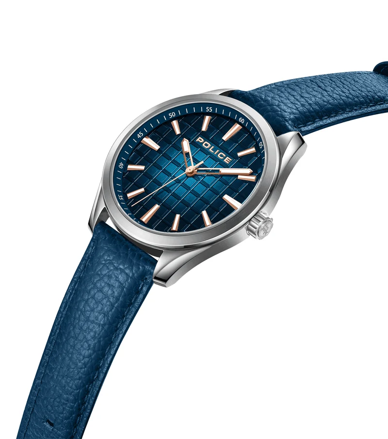 Police Doolin PEWGA0001001 Herren Armbanduhr Blau • Edelstahlgehäuse • Mineralglas