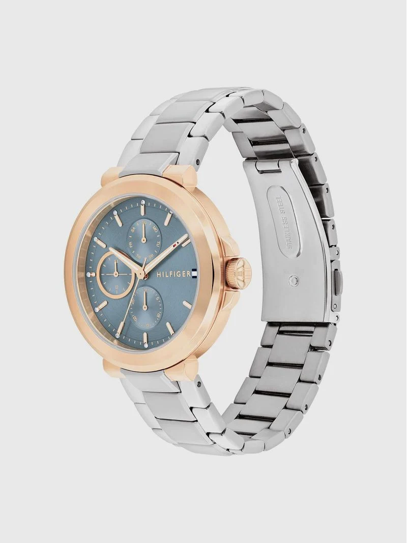 Tommy Hilfiger Lori Sport 1782754 Damen Armbanduhr • Multifunktions-Quarzwerk • Edelstahlarmband