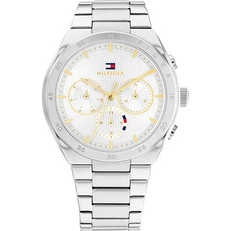 Tommy Hilfiger 1782573 Armbanduhr Silber • Quarzwerk • Mineralglas