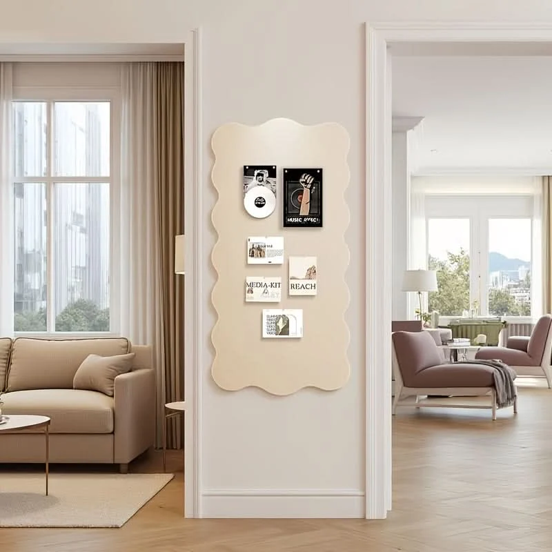 Vilten Prikbord Decoratief 60x120cm met Punaises voor Kantoor Thuiswerken Creatieve Ruimtes Muurbehang | Sansoti