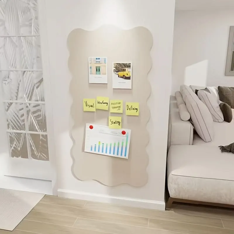 Vilten Prikbord Decoratief 60x120cm met Punaises voor Kantoor Thuiswerken Creatieve Ruimtes Muurbehang | Sansoti