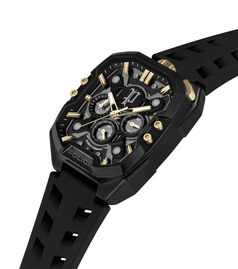 Police Bullhead PEWGO0092204 Herrenuhr Schwarz • Mineralglas • Multifunktion
