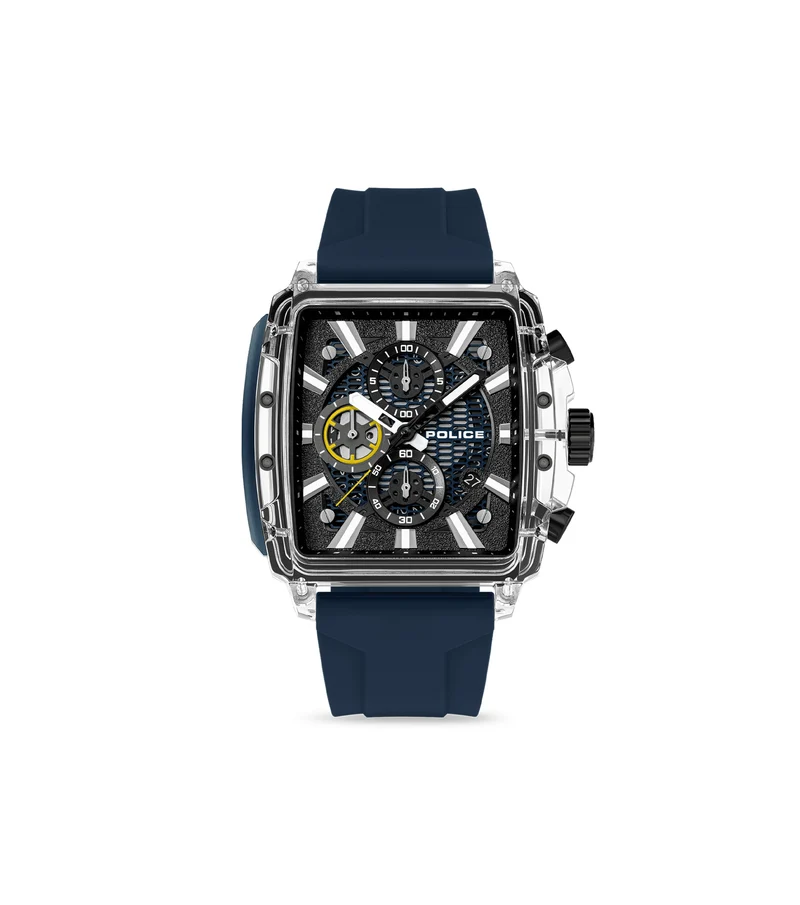 Police Clout Octet PEWGO00776X0 Herrenuhr Schwarz • Quarz-Chronograph • 8 austauschbare Armbänder