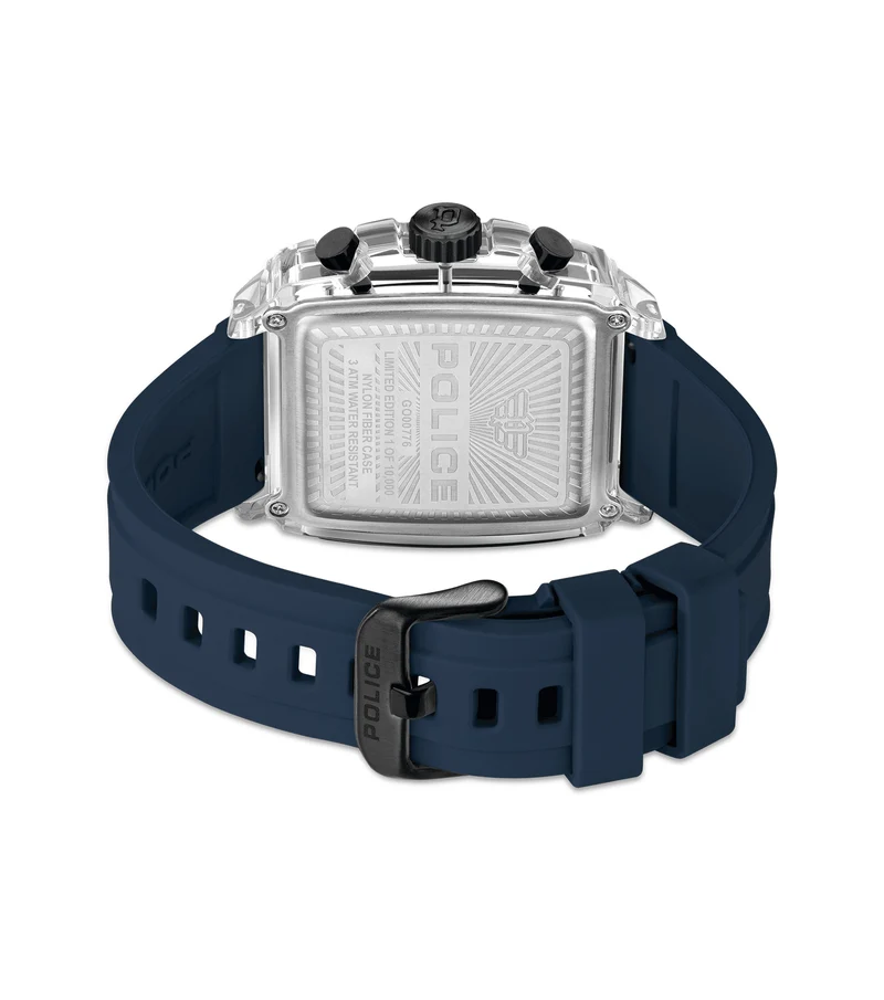 Police Clout Octet PEWGO00776X0 Herrenuhr Schwarz • Quarz-Chronograph • 8 austauschbare Armbänder