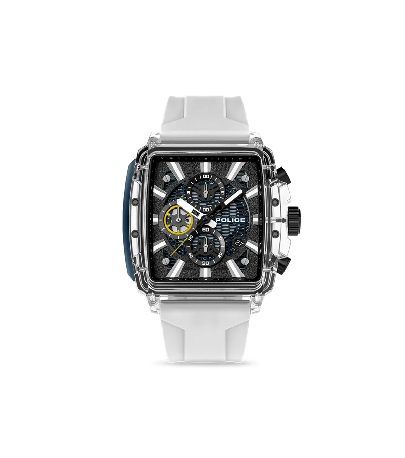 Police Clout Octet PEWGO00776X0 Herrenuhr Schwarz • Quarz-Chronograph • 8 austauschbare Armbänder