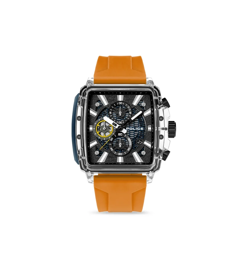 Police Clout Octet PEWGO00776X0 Herrenuhr Schwarz • Quarz-Chronograph • 8 austauschbare Armbänder