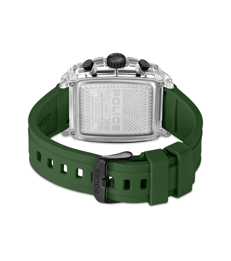 Police Clout Octet PEWGO00776X0 Herrenuhr Schwarz • Quarz-Chronograph • 8 austauschbare Armbänder