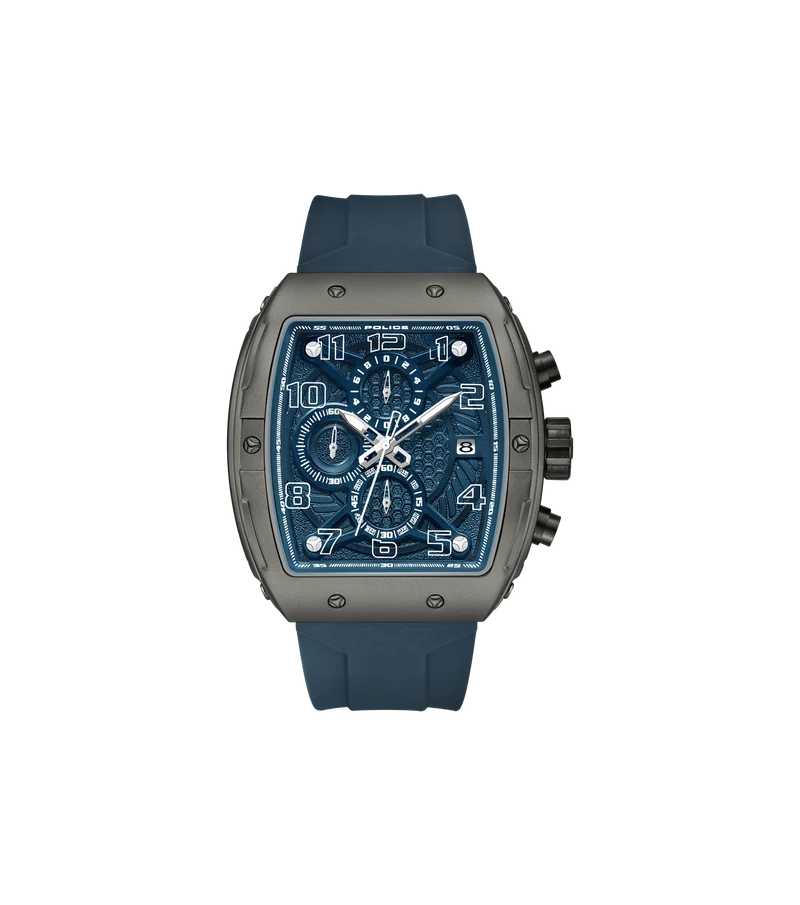 Police Coswig PEWGO0063102 Herrenuhr Blau • Quarz-Chronograph • Leichtmetallgehäuse mit IP-Beschichtung