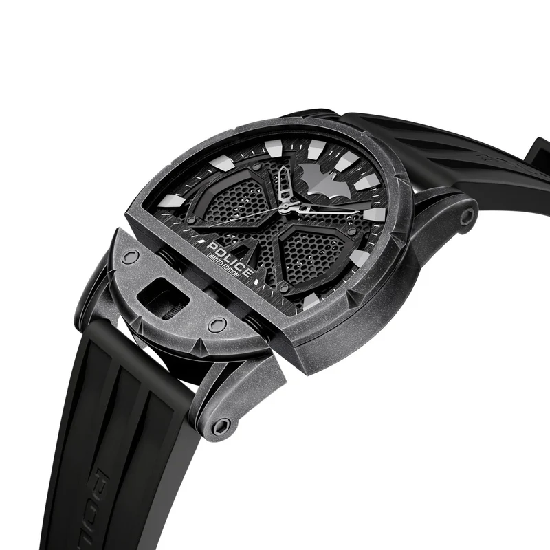 Police Dark Side PEWGN0075401 Herrenuhr Schwarz • Batman x Police Limited Edition • Mineralglas
