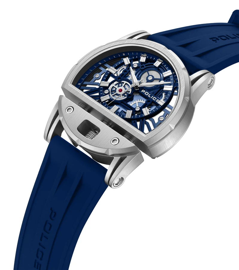 Police Daintree 2.0 PEWGM0081509 Herrenuhr Blau • Silikon-Armband • 5 ATM Wasserdichtigkeit