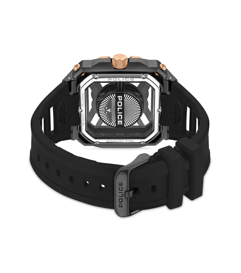 Police Disruptor PEWGM0072002 Herrenuhr Gunmetalgrau • Ionenplattiertes Metallgehäuse • Zweizeigerwerk