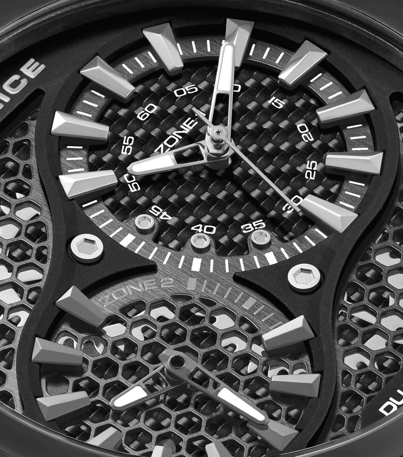 Police Boa PEWGM0071802 Herrenuhr Schwarz • Ionenplattiertes Gehäuse • Doppelkronen-Design
