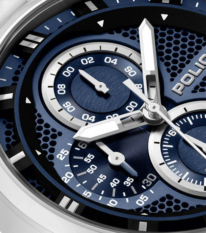 Police Levuka PEWGK0092502 Herrenuhr Silber • Mineralglas • Multifunktion