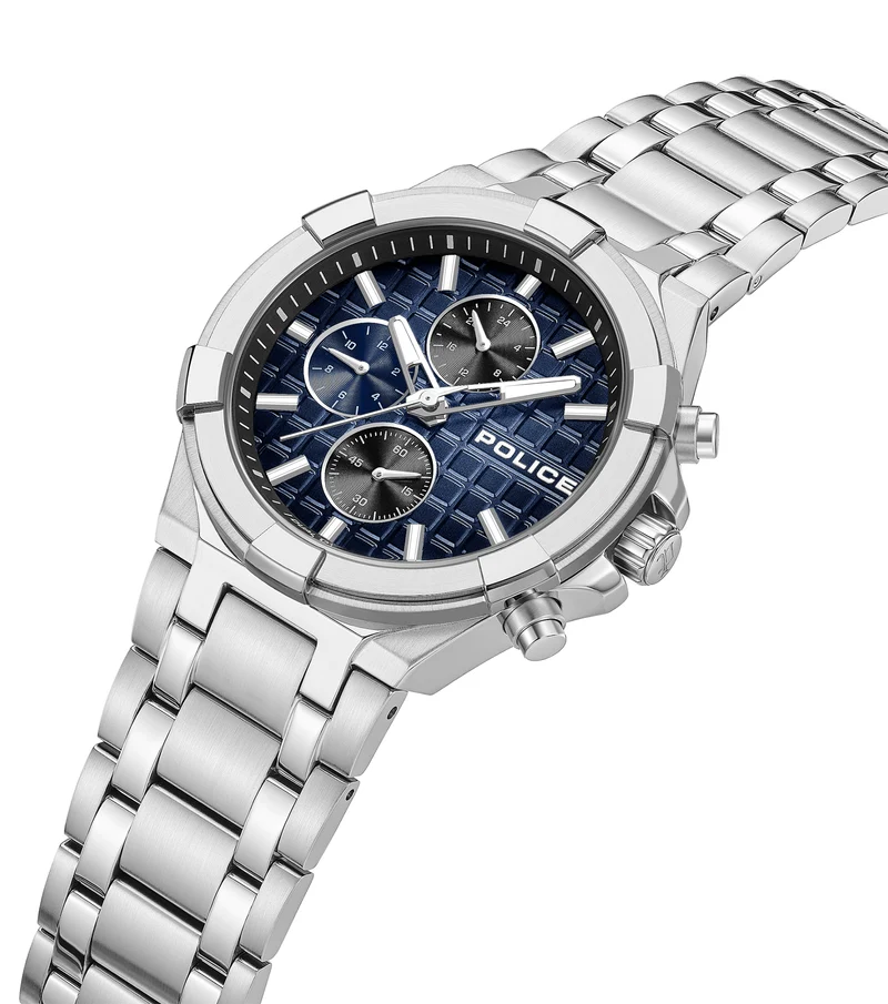 Police Guardian PEWGK0082004 Herrenuhr Silber • Chronograph • 5 ATM