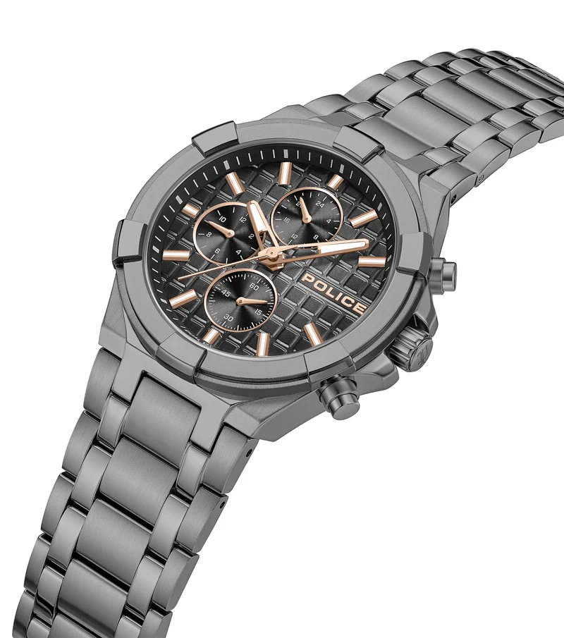 Police Guardian PEWGK0082005 Herrenuhr Silber • Multifunktions-Chronograph • Edelstahlgehäuse