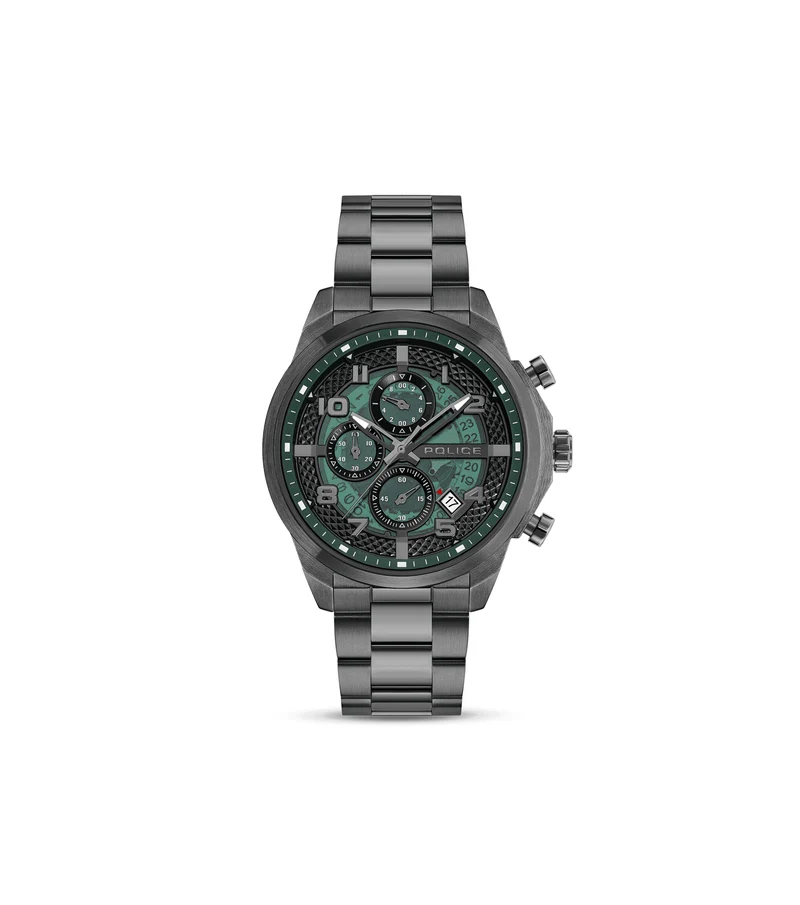 Police Soul PEWGK0053903 Herrenuhr Grau • Multifunktionswerk • 5 BAR Wasserdicht