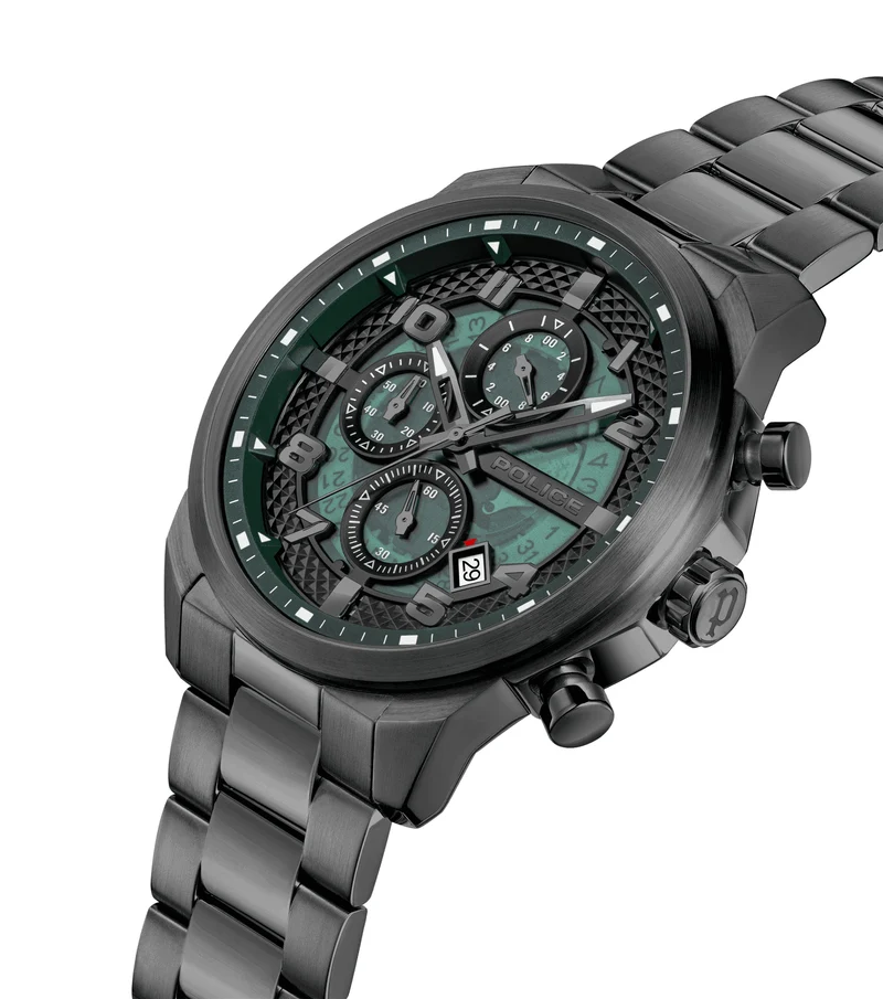 Police Soul PEWGK0053903 Herrenuhr Grau • Multifunktionswerk • 5 BAR Wasserdicht