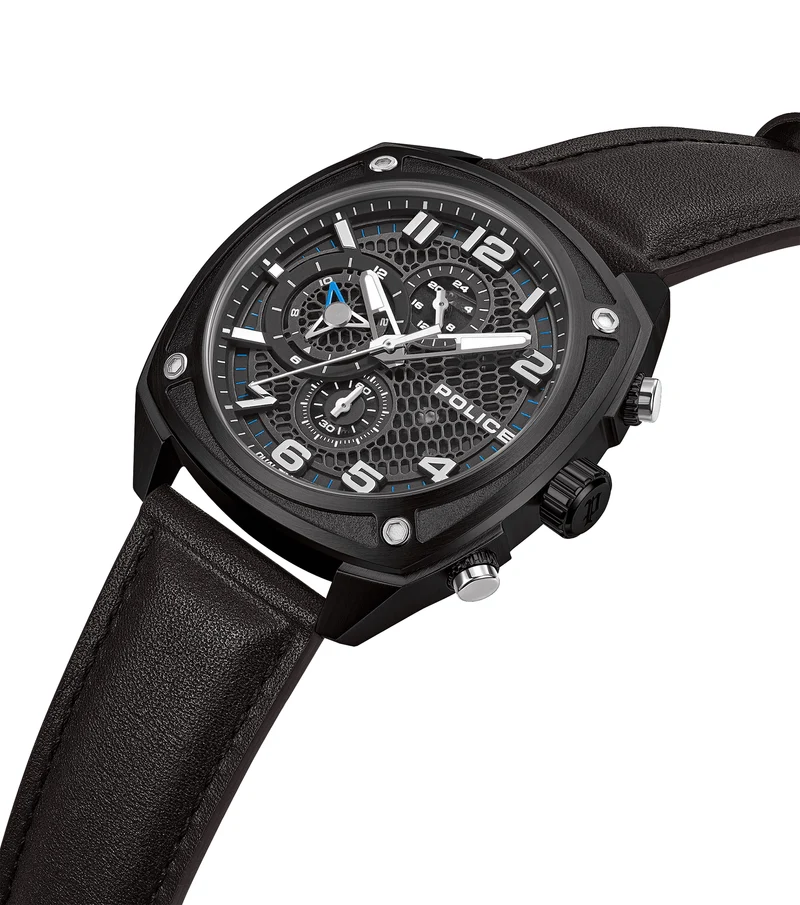 Police Portland PEWGF00814X2 Herrenuhr Mehrfarbig • Chronograph • Set mit zwei Armbändern
