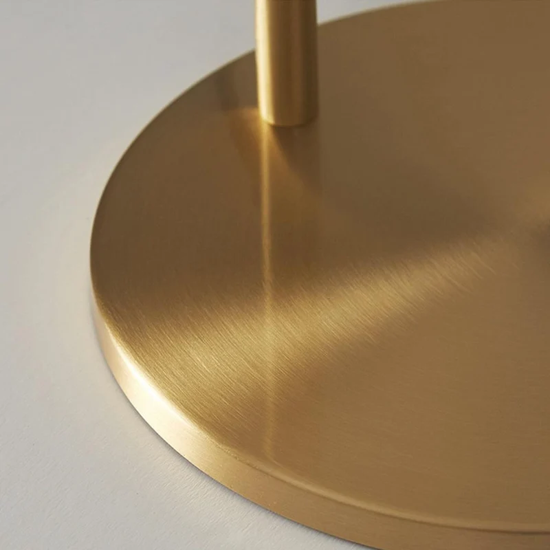 Staande Vloerlamp Messing LED Gebogen Leesspot Zwart Goud Minimalistisch Elegant Verstelbaar Licht Woonkamer | Sansoti