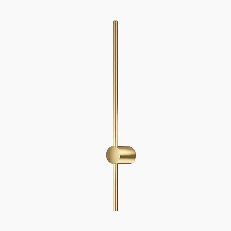 Lineaire Wandlamp Aluminium Goud 60-100cm Sfeervol LED Slaapkamer Woonkamer Modern Scandinavisch Design | Sansoti