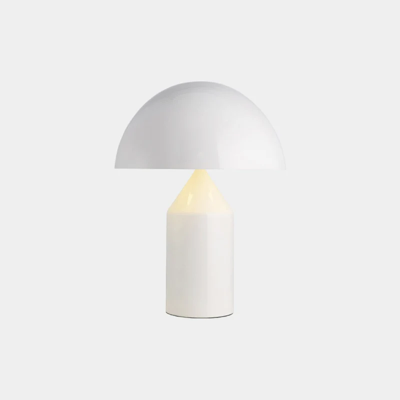 Metalen Paddenstoel Tafellamp 3 Lichtkleuren LED Schakelaar Minimalistisch Modern Leeslamp Woonkamer | Sansoti