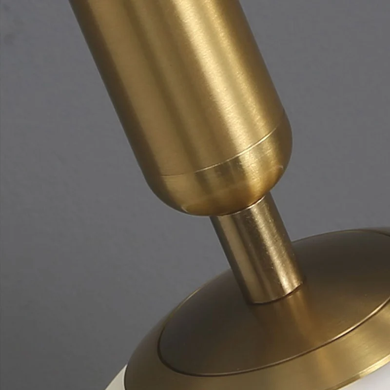 Glazen Bol Wandlamp Verstelbaar met Gouden Kabel Slaapkamer Woonkamer Nordic Scandinavisch Design LED | Sansoti