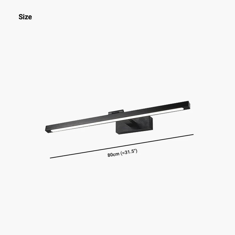 Lineaire Aluminium Wandlamp LED Met Verstelbare Lichtkleur Modern Minimalistisch Design Voor Woonkamer | Sansoti