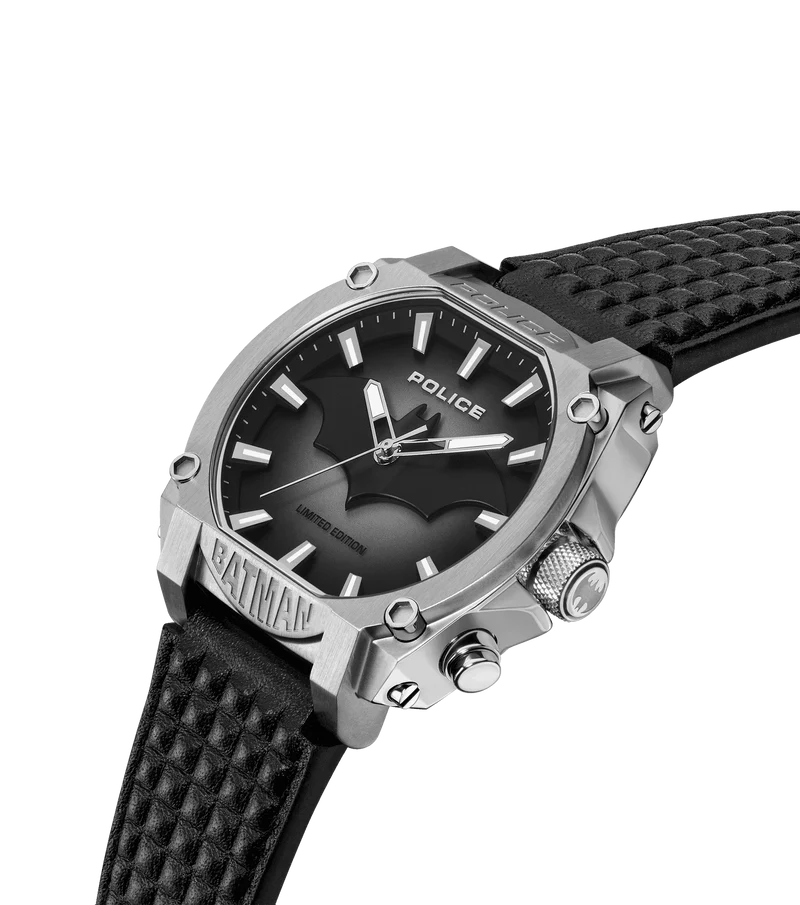 Police Forever Batman PEWGD0022603 Herrenuhr Schwarz • Limited Edition • Hintergrundbeleuchtung