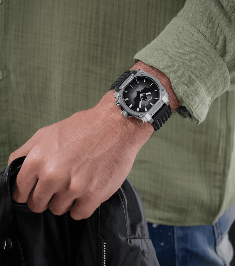 Police Forever Batman PEWGD0022603 Herrenuhr Schwarz • Limited Edition • Hintergrundbeleuchtung