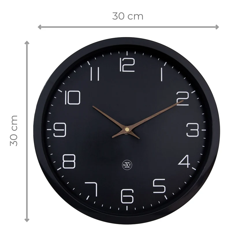 Wall Clock 30cm-Silent-Paper & Bioplastic-nXt 'Eco'