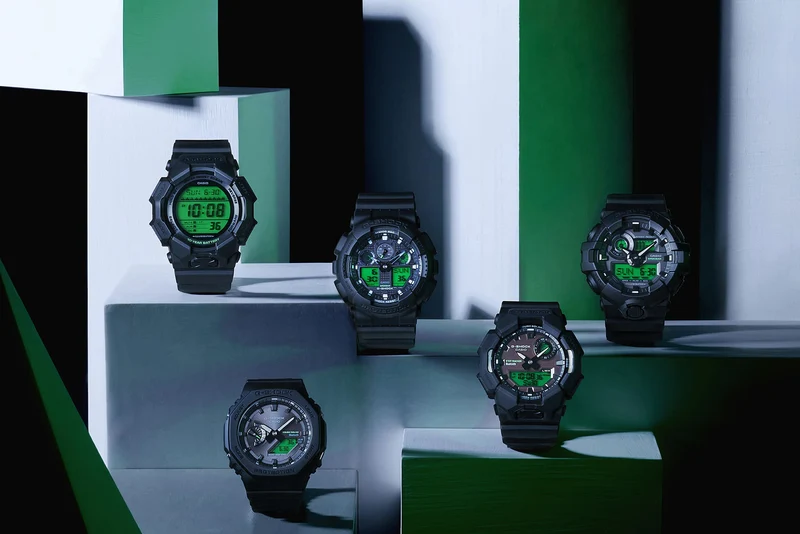 Casio G-Shock GA-100BEG-1AER Herren Armbanduhr Schwarz • Stoßfestes Resingehäuse • 200 m Wasserdichtigkeit