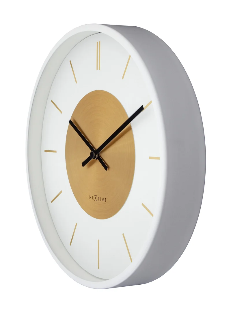 Wall Clock 25cm-Silent-Metal-NeXtime 'Retro II'