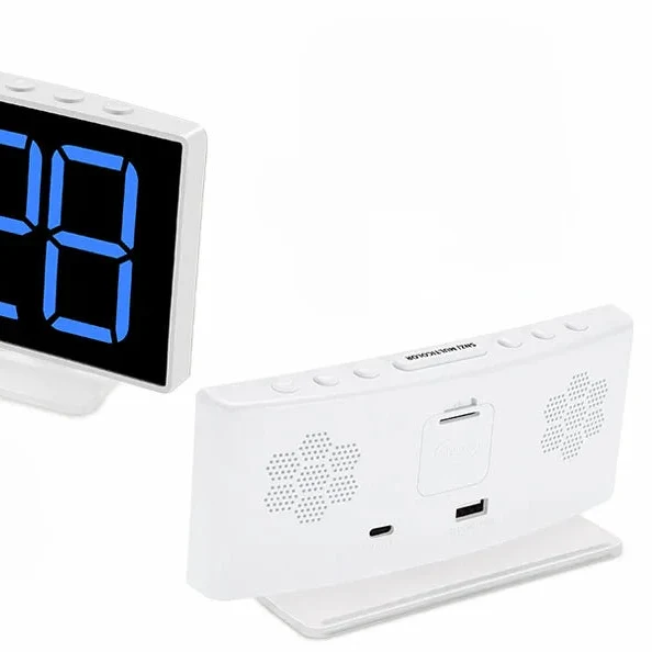 Digitaler Lichtwecker mit Doppelalarm Funktion