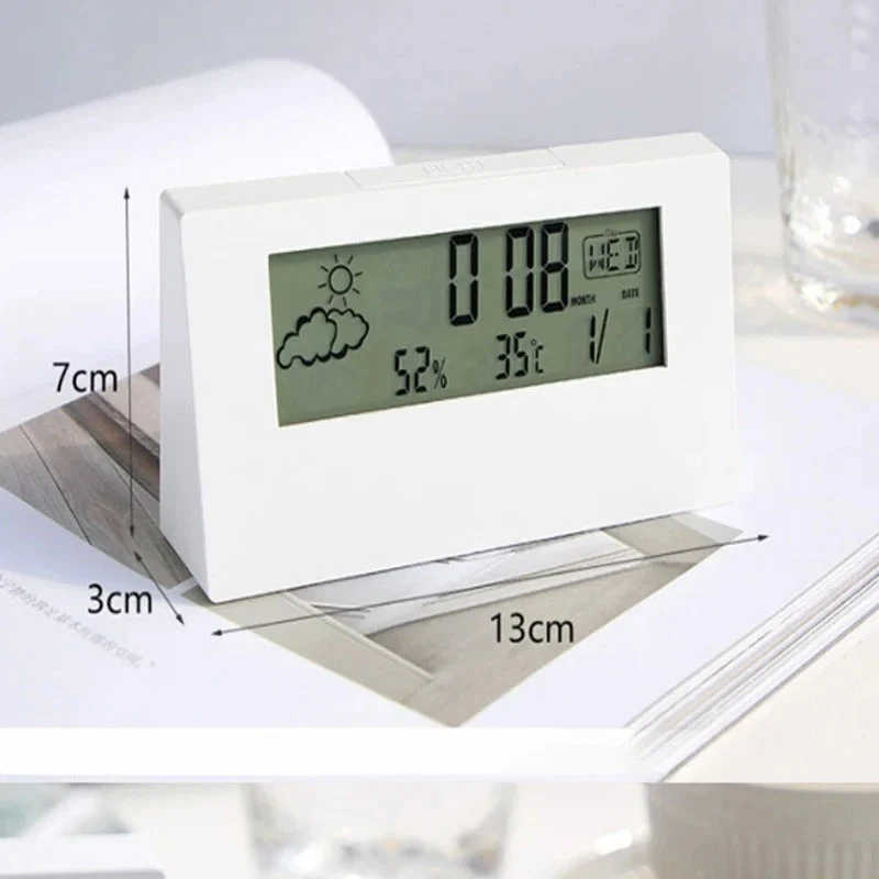 Digitaler Wecker mit Wettervorhersage