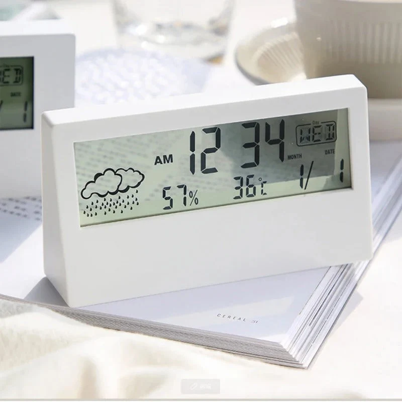 Digitaler Wecker mit Wettervorhersage