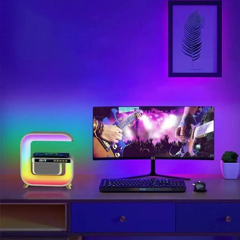 Lichtwecker mit Bluetooth Lautsprecher und Ladegerät
