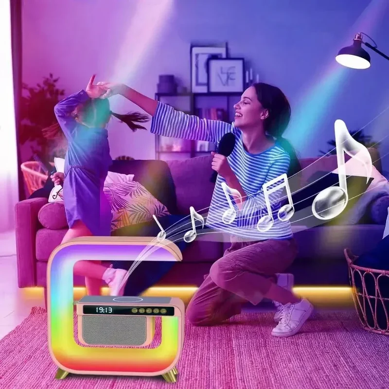 Lichtwecker mit Bluetooth Lautsprecher und Ladegerät