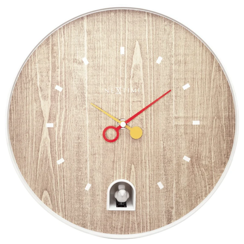 Wall clock - 30 cm - ABS - 'Nightingale'
