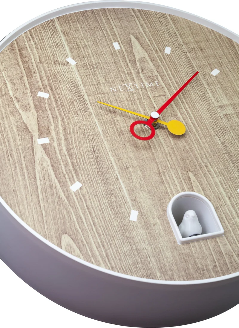 Wall clock - 30 cm - ABS - 'Nightingale'