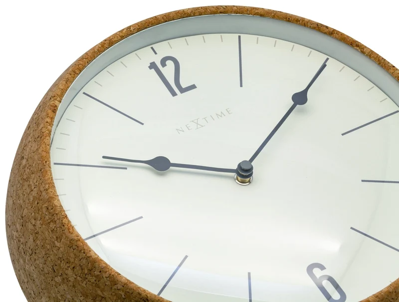 Wall clock - 30 cm - Cork / Glass - 'Cork'